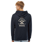 Groove Unisex Hooded Sweatshirt - Navy