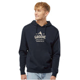 Groove Unisex Hooded Sweatshirt - Navy