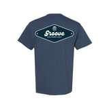 Groove (Bella + Canvas) CVC Jersey Tee - Vintage Navy
