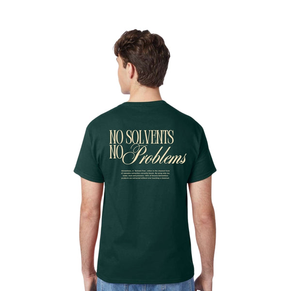 Groove (Port & Co) No Solvents, No Problems Tee - Dark Green