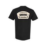 Groove (Comfort Colors 1717) Lightning Bolts Tee - Black