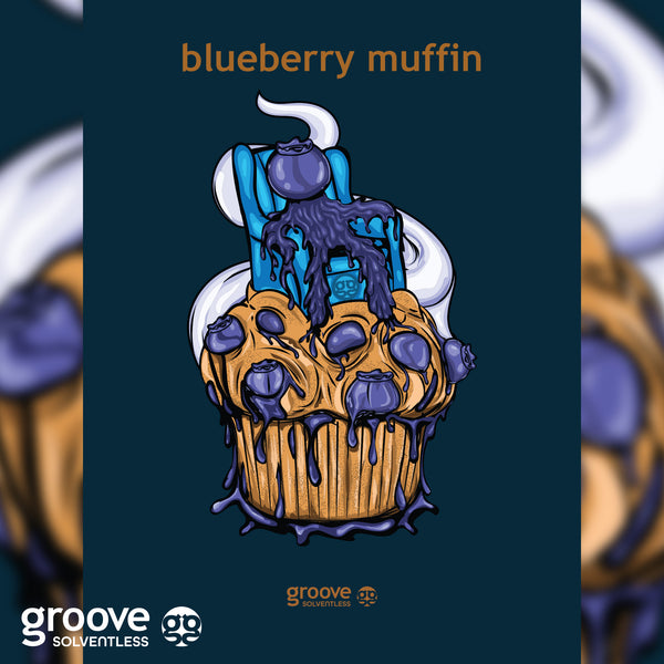 Blueberry Muffin Poster