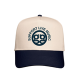 Groove GG Support Live Music (Navy) Five Panel Twill Cap