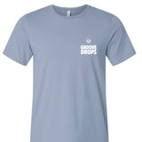 Groove Drops (Bella + Canvas) Jersey Tee - Vintage Denim
