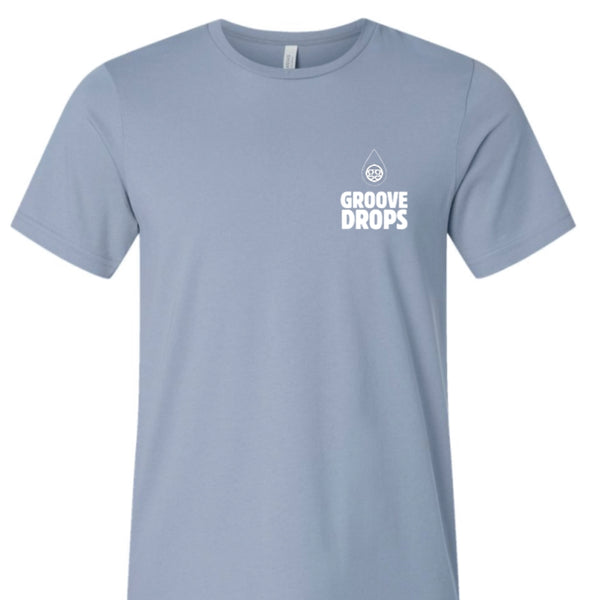 Groove Drops (Bella + Canvas) Jersey Tee - Vintage Denim