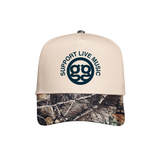 Groove GG Support Live Music (Real Tree) Five Panel Twill Cap