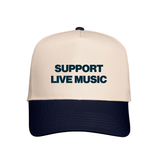 Groove Support Live Music (Navy) Five Panel Twill Cap