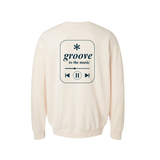 Groove to the Music - Groove Live (Comfort Colors) Unisex Lightweight Fleece Crewneck