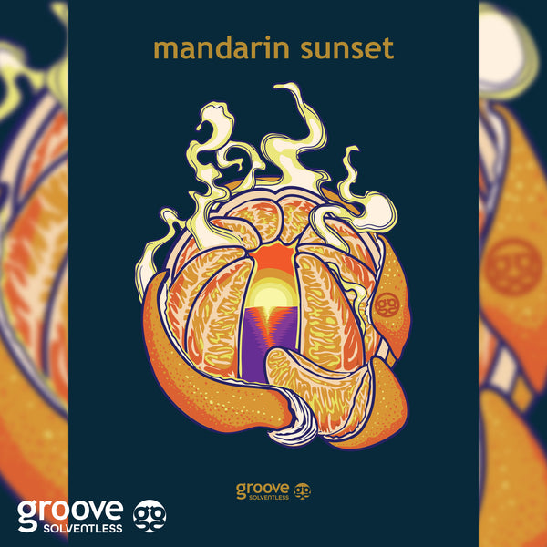 Mandarin Sunset Poster