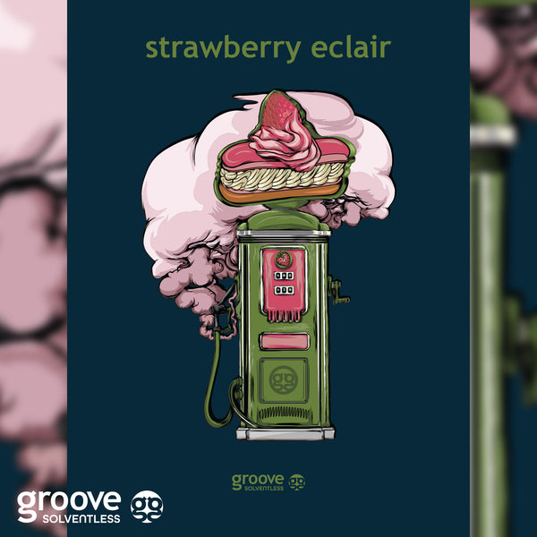Strawberry Eclair Poster