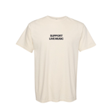 Support Live Music - KHA (Comfort Colors) Unisex Heavyweight T-Shirt